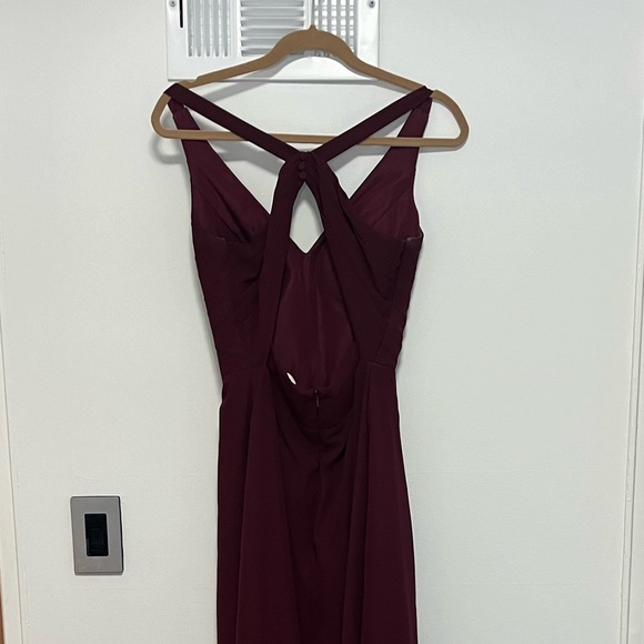 Sorella Vita Burgundy Gown - Picture 3 of 5